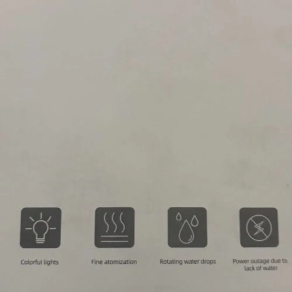 V88 Rotating water drop aroma diffuser with lightsNIB